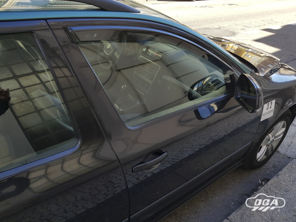 Wind Defletors SKODA OCTAVIA II FL , SEDAN, SW, 2008 - 2013, 4/5 Doors, Front, Exterior