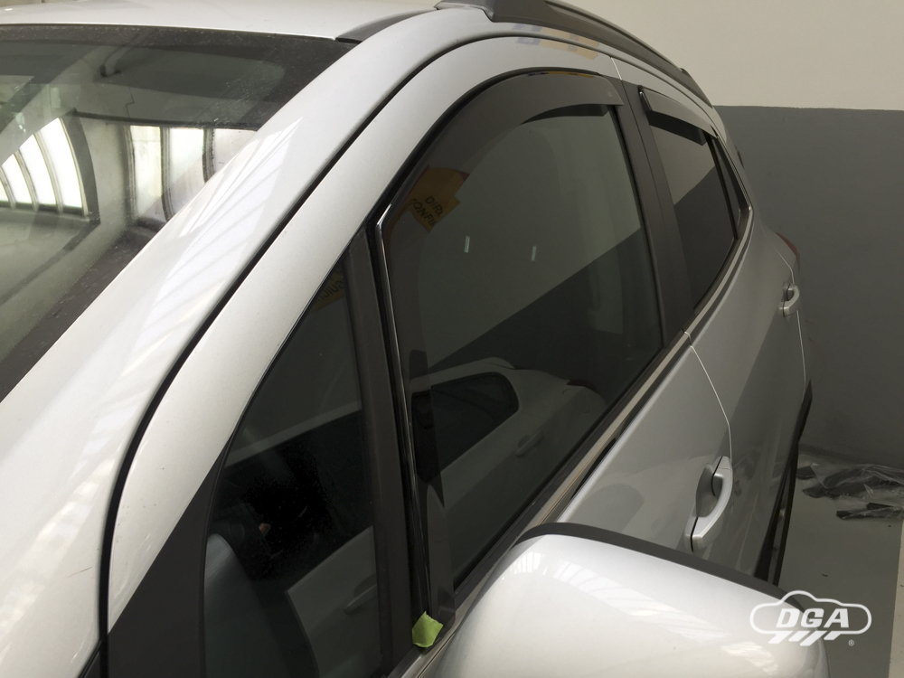 Wind Defletors OPEL MOKKA, SUV, 2012 - 2020, 5 Doors, Front & Rear, In-Channel