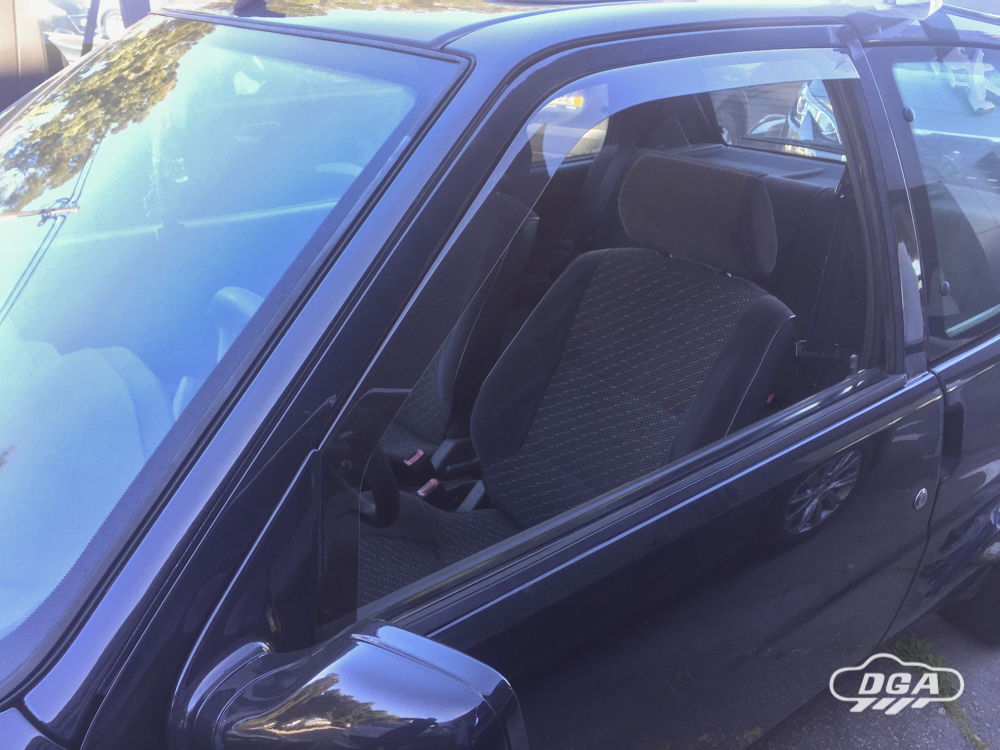 Wind Defletors PEUGEOT 106, HATCH, 1992 - 2003, 3 Doors, Front, In-Channel