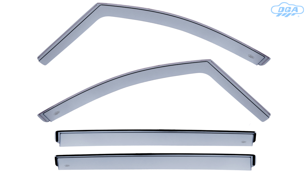 Wind Defletors PEUGEOT 2008, SUV, 2013 - , 5 Doors, Front & Rear, In-Channel