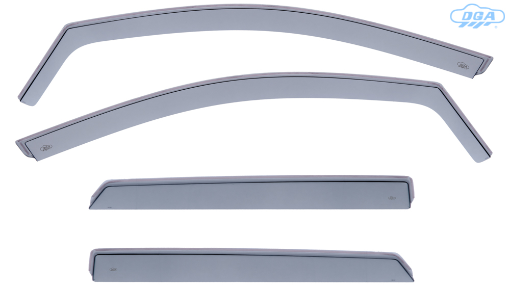 Wind Defletors PEUGEOT 3008 II , SUV, 2016 - 2023, 5 Doors, Front & Rear, In-Channel