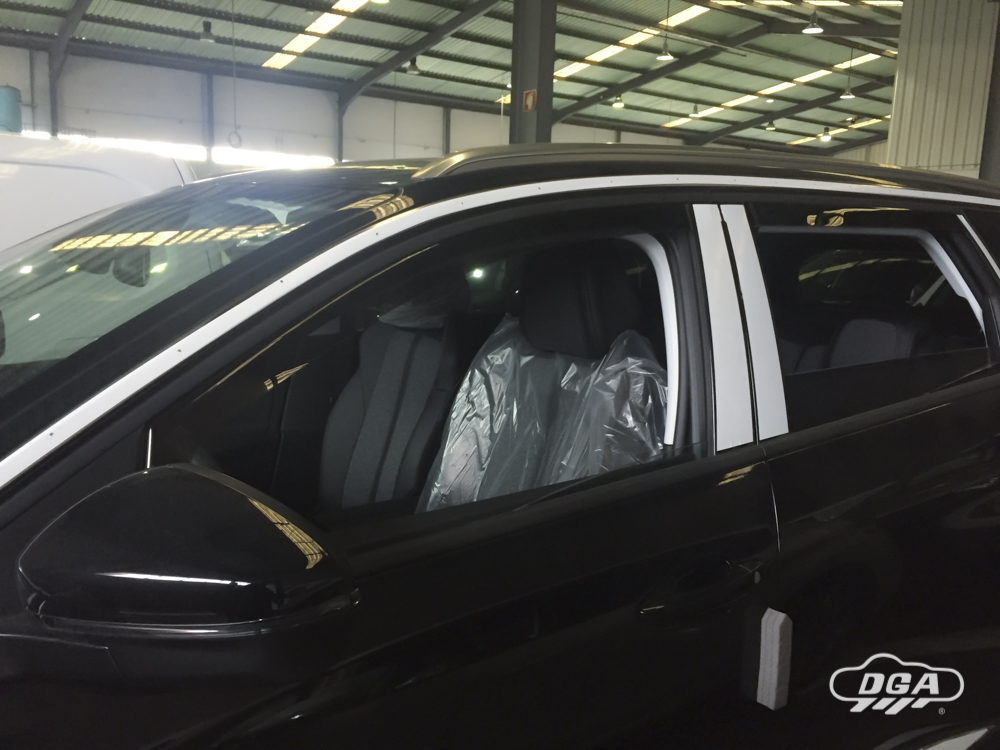 Wind Defletors PEUGEOT 5008 II, SUV, 2017 - 2024, 5 Doors, Front & Rear, In-Channel