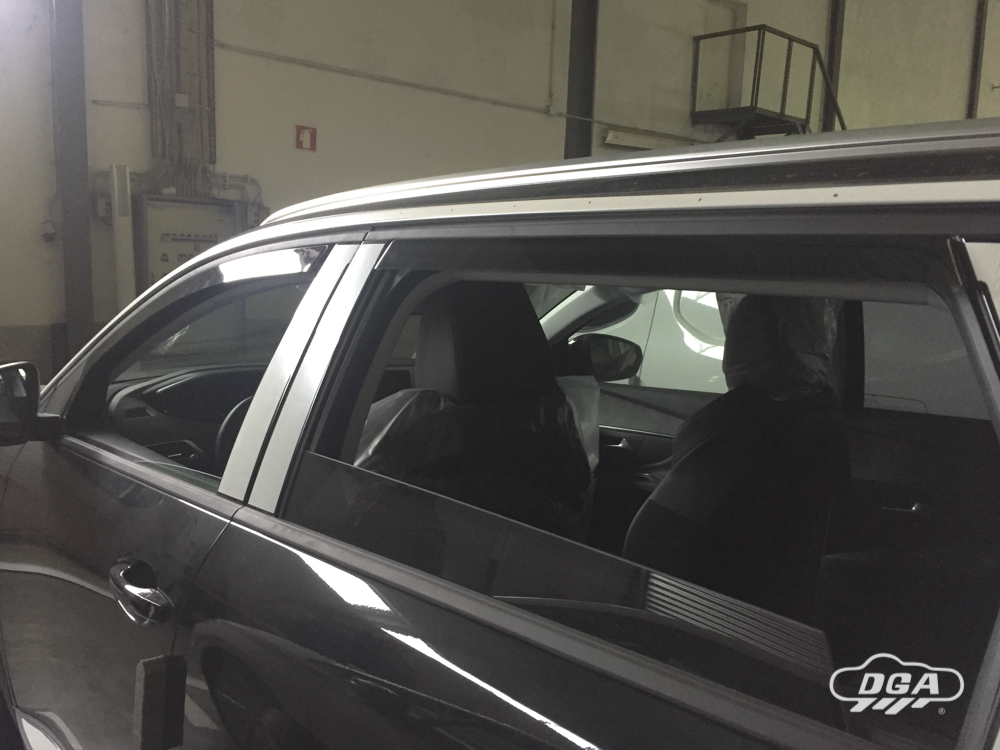 Wind Defletors PEUGEOT 5008 II, SUV, 2017 - 2024, 5 Doors, Front & Rear, In-Channel