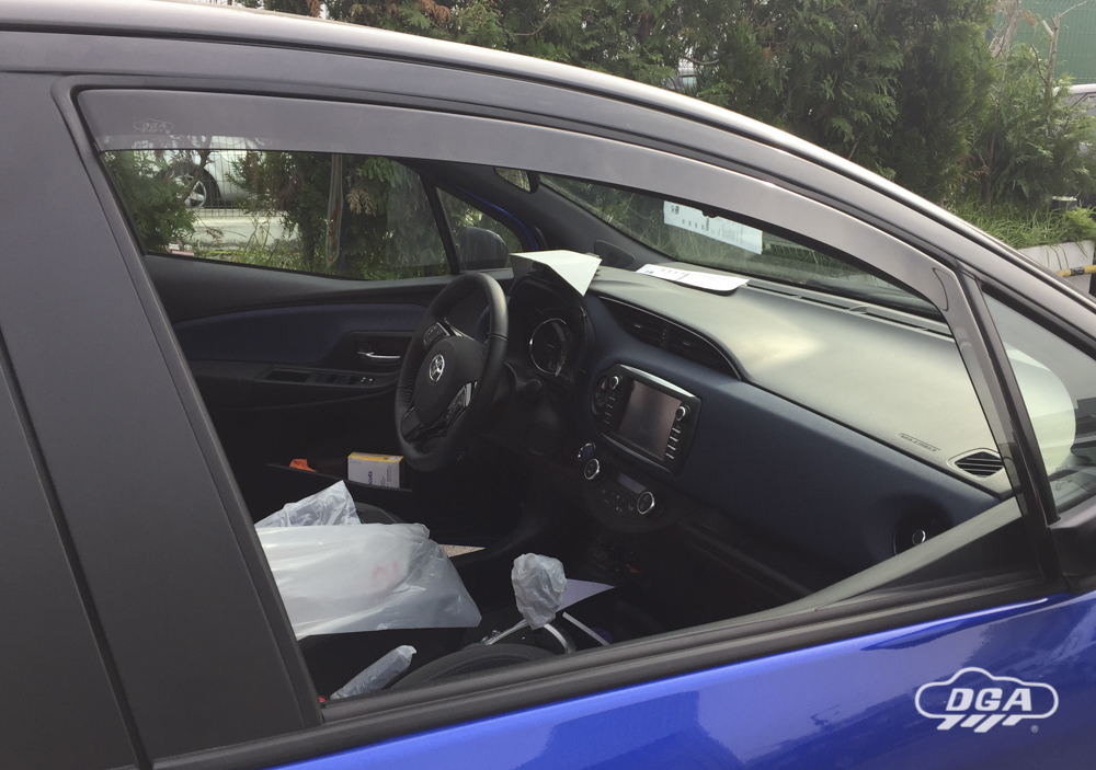 Wind Defletors TOYOTA YARIS III, HATCH, 2011 - , 5 Doors, Front, In-Channel