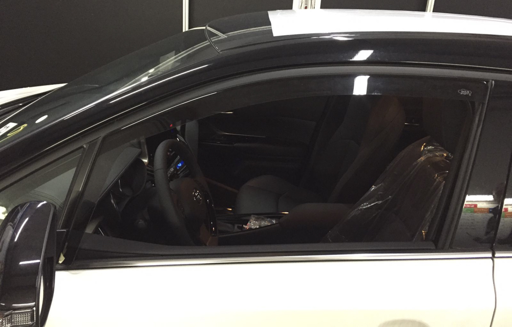 Wind Defletors TOYOTA C-HR, SUV, 2016 - 2023, 5 Doors, Front, In-Channel