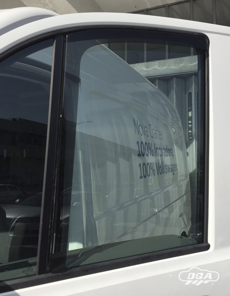 Wind Defletors VW CRAFTER II, VAN, 2017 -, Front, In-Channel