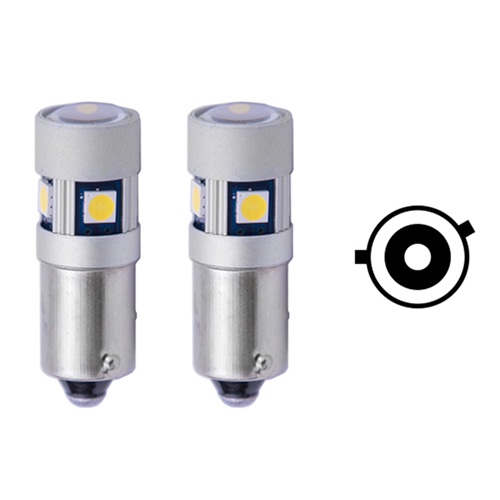 LEDs BAX9S 3030, 12V, 6000K