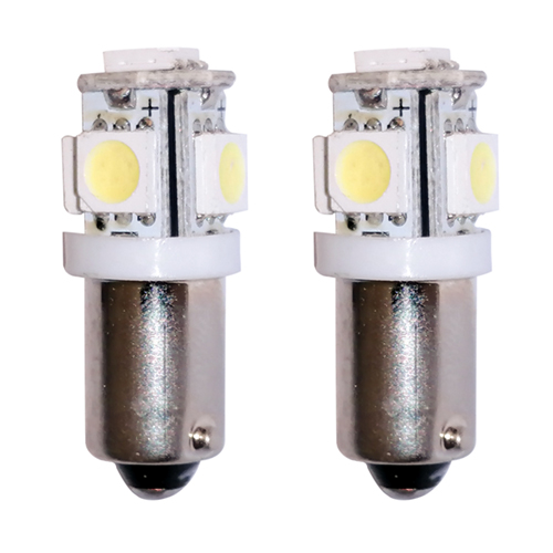 LEDs BAX9S 5D50, 12V, 6000K