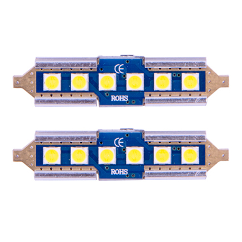 LEDs Festoon Canbus 39mm, 12/24V, 6000K