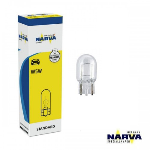 Lampada Narva 12V W5W W2.1x9.5d 12961