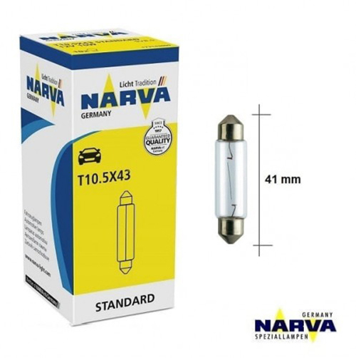 Bombilla 12V 10W SV8.5-4 NARVA 17314