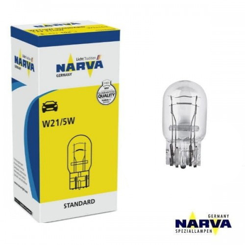 Bombilla 12V 21/5W T20 W3x16d