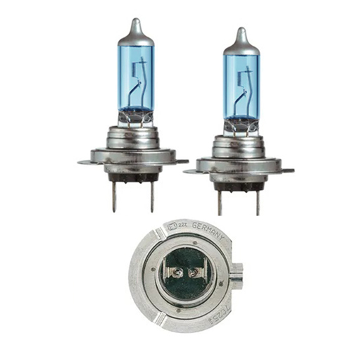 2 Metal White Bulbs H7 12V 55W Narva