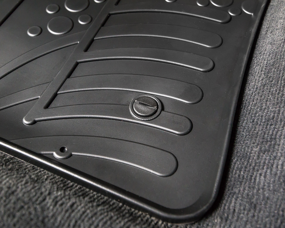 Tapetes de borracha para Fiat 500, 2007-2012