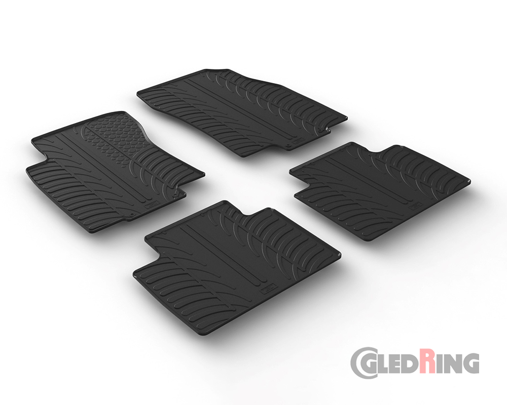 Rubber mats for Renault Koleos II, 2017- (Automatic)