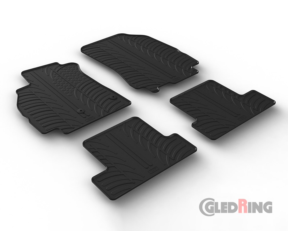Rubber mats for Renault Megane III Hatchback, 2008-2016, 5 Doors