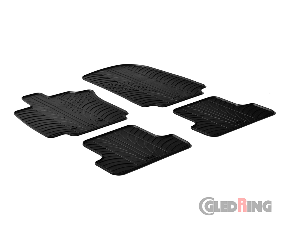 Rubber mats for Renault Clio III, 2005-2012