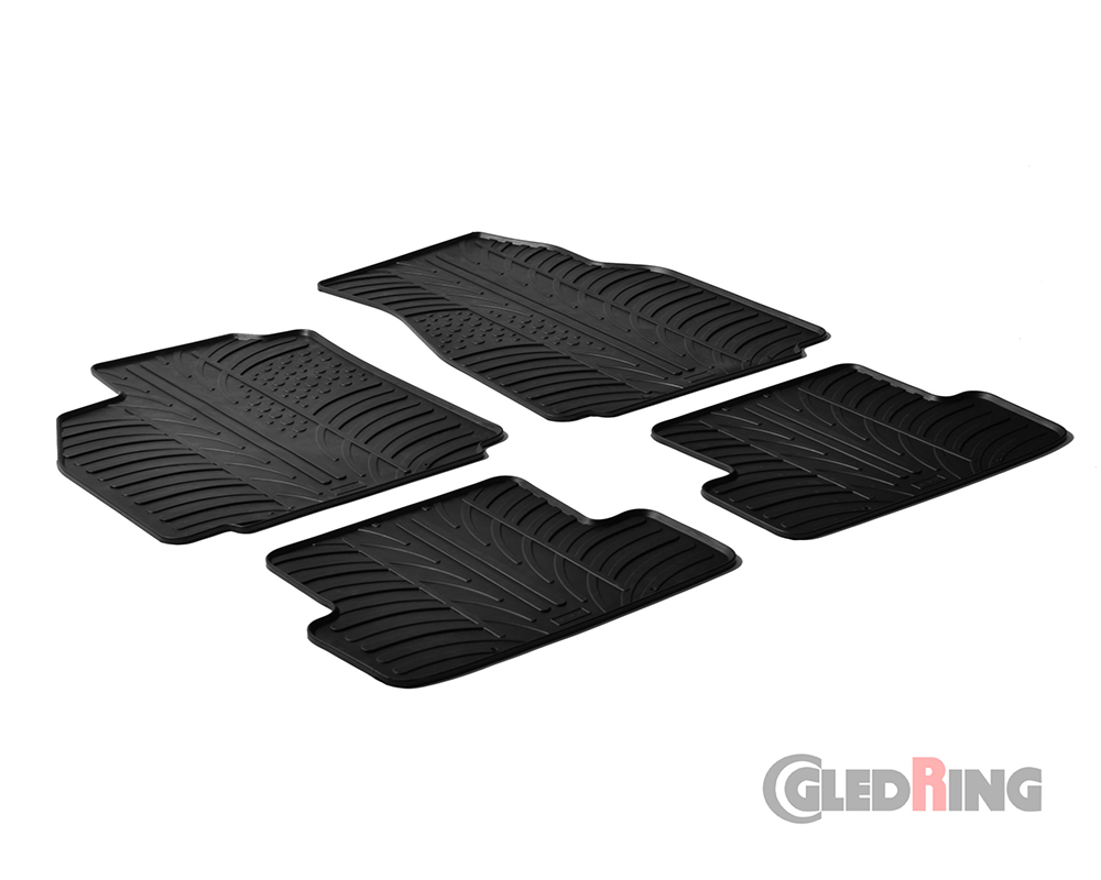 Tapetes de borracha para Renault Megane II, 2002-2008