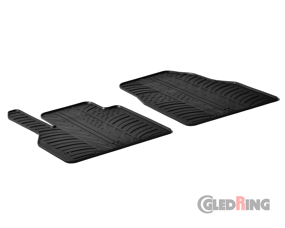 Rubber mats for Renault Kangoo, 2008-2021 (Cargo)