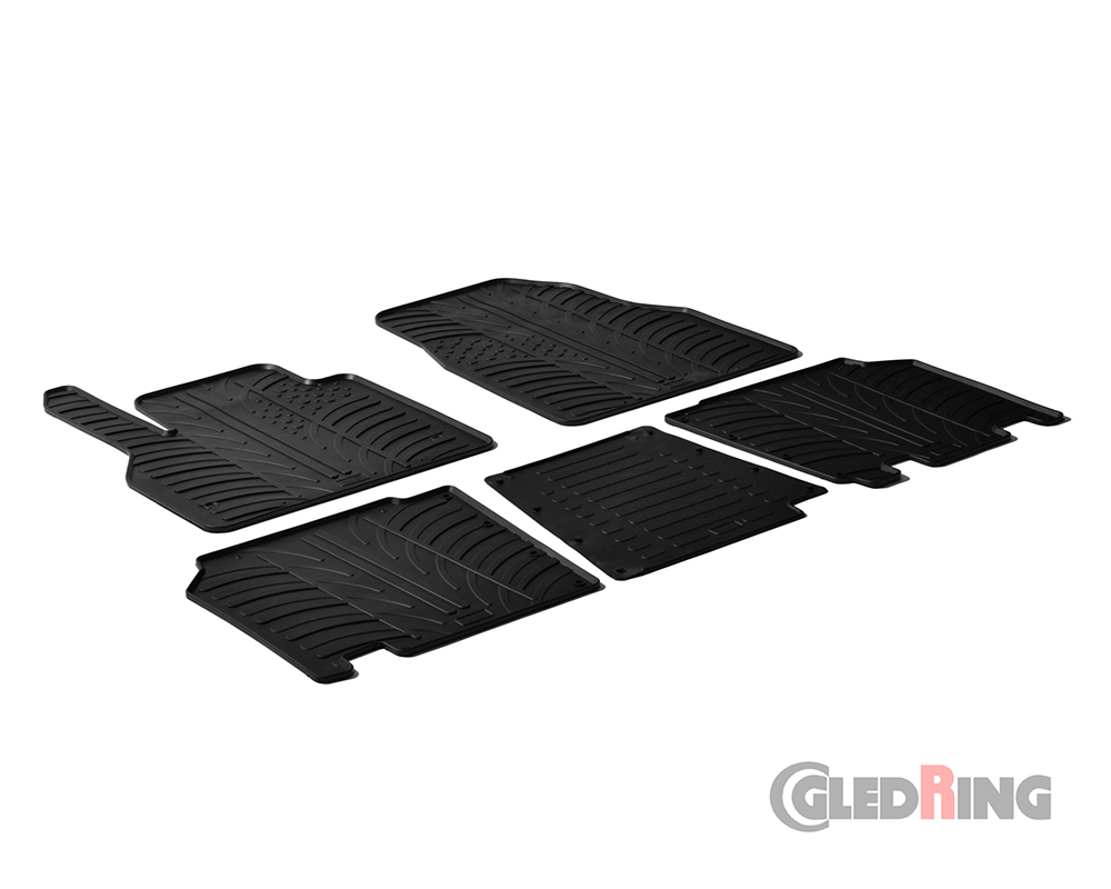 Rubber mats for Renault Kangoo, 2012-2021 (Passengers)