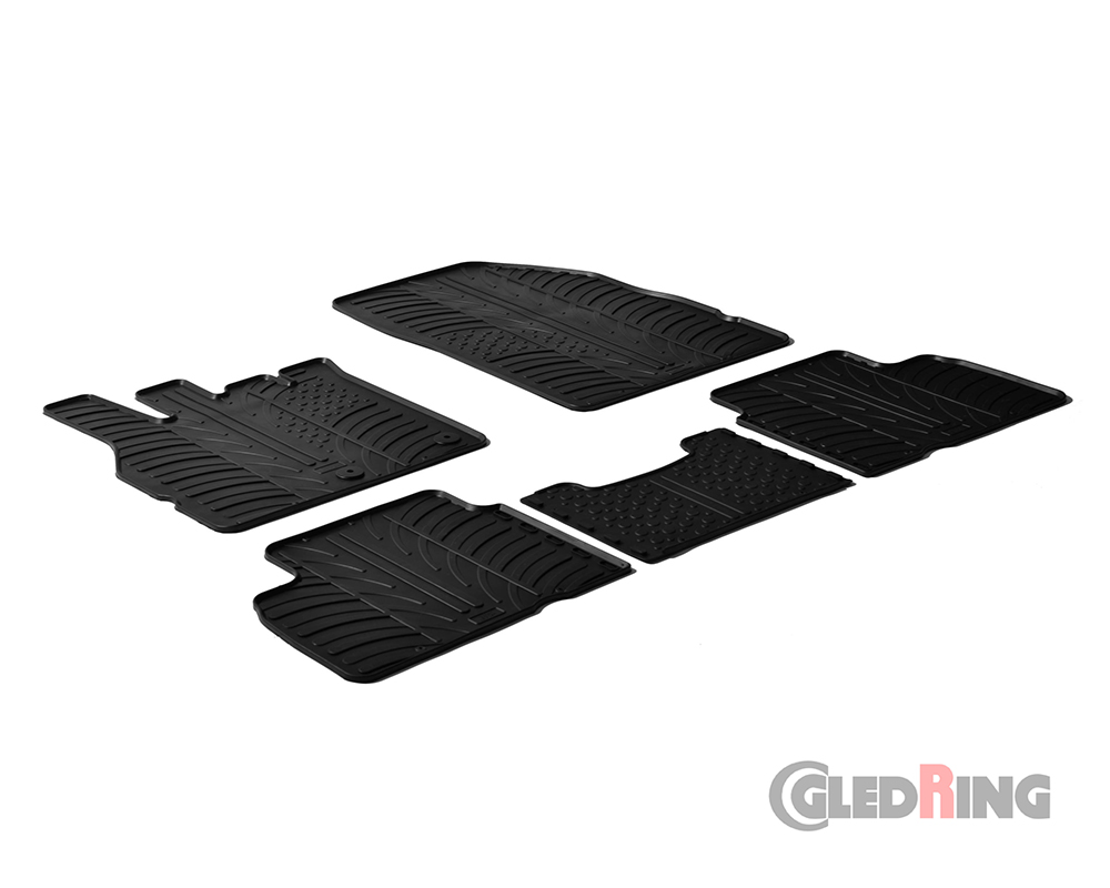 Rubber mats for Renault Scenic III, 2009-2013