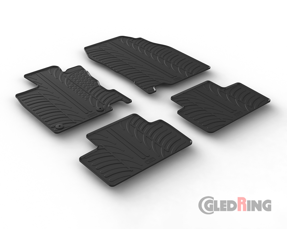 Rubber mats for Renault Kadjar, 2015-