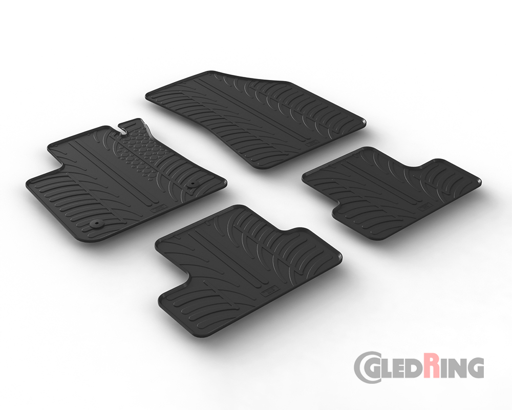 Rubber mats for Renault Megane IV Coupe, 2016-