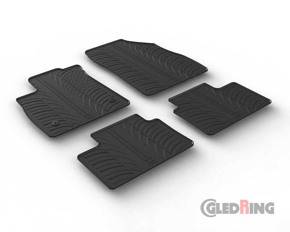 Rubber mats for Renault Talisman, 2016-