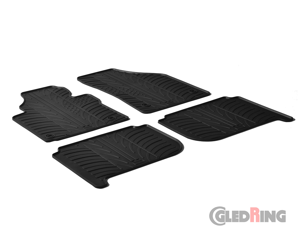 Alfombrillas goma para Volkswagen Touran, 2003-2010