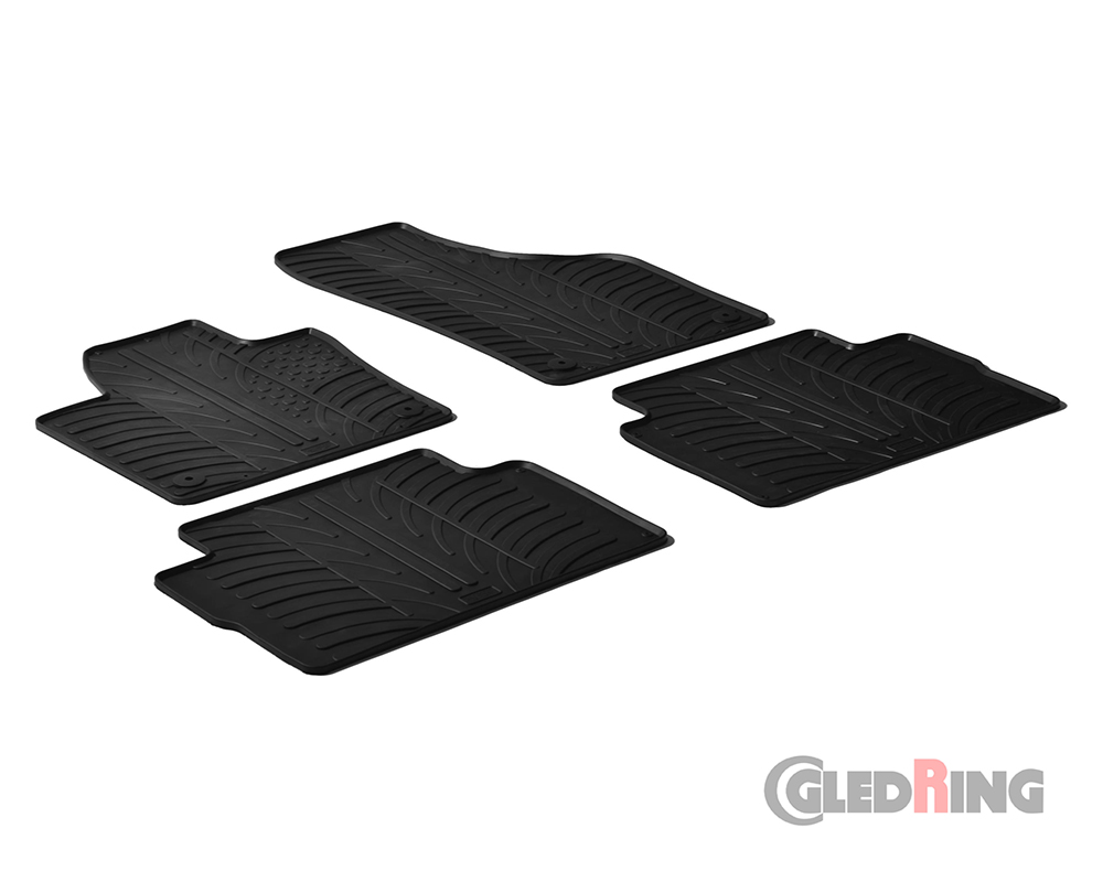 Rubber mats for Seat Alhambra, 2010-, 5 Doors