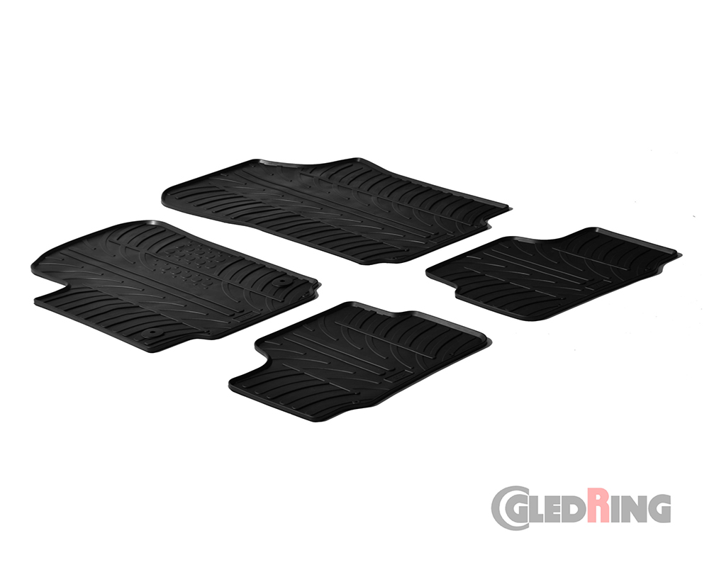 Rubber mats for Seat MII, 2012-
