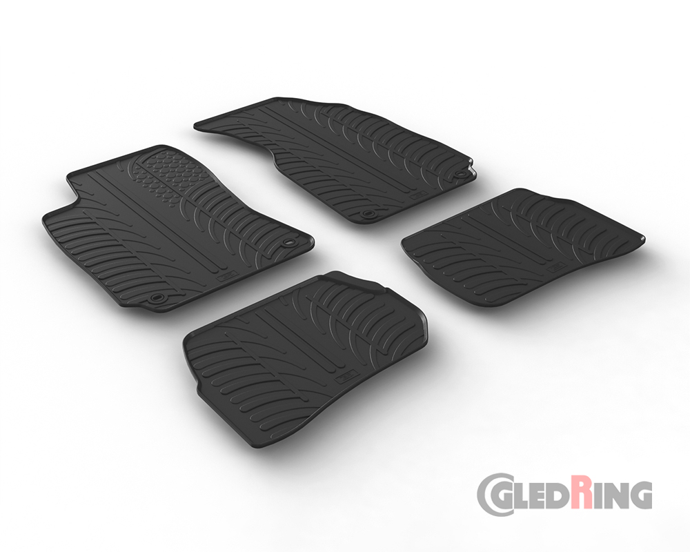Rubber mats for Volkswagen Passat, 1998-2005