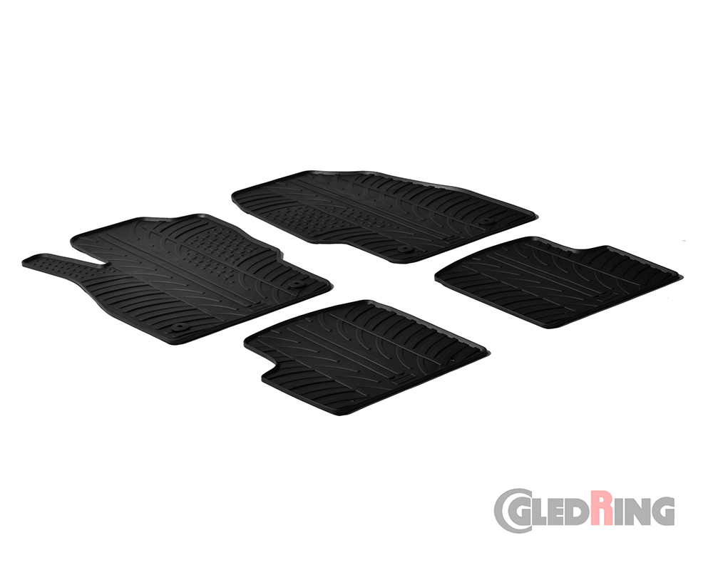Rubber mats for Opel Corsa D, 2006-2014
