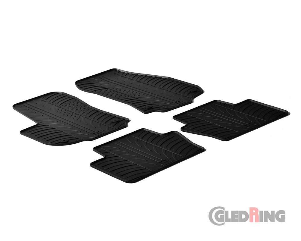 Tapetes de borracha para Opel Zafira B, 2005-2011