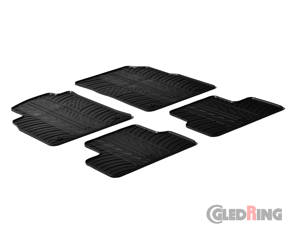 Tapetes de borracha para Opel Astra J, 2009-2015
