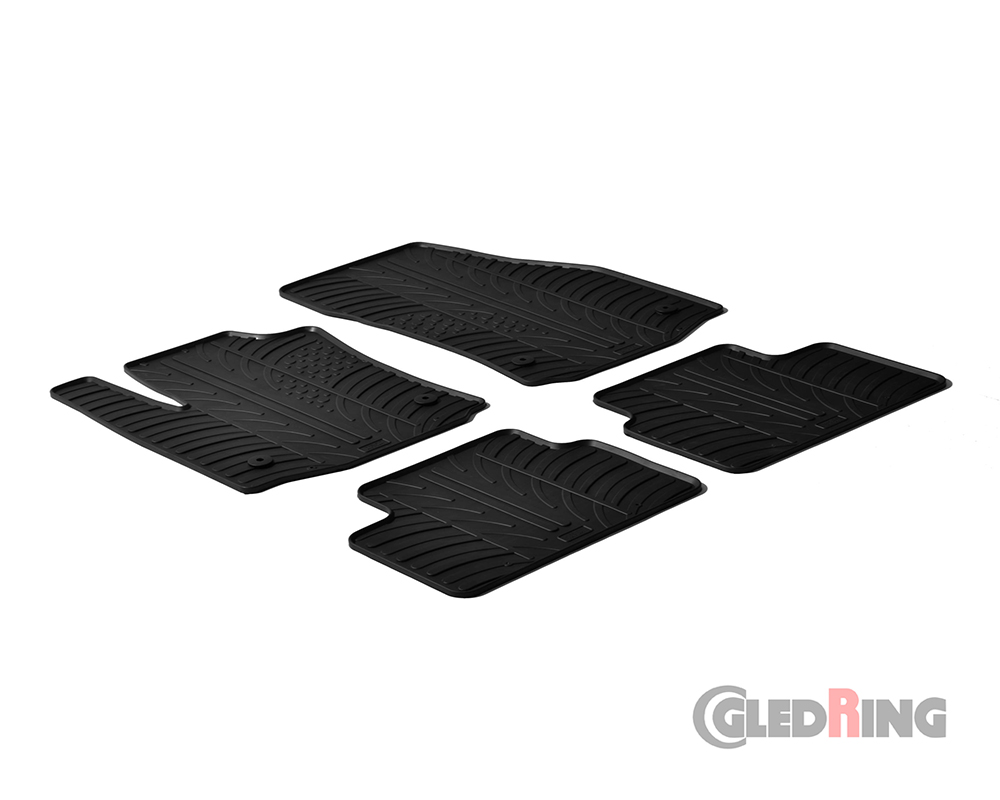 Tapetes de borracha para Opel Meriva B, 2010-, 5 Portas