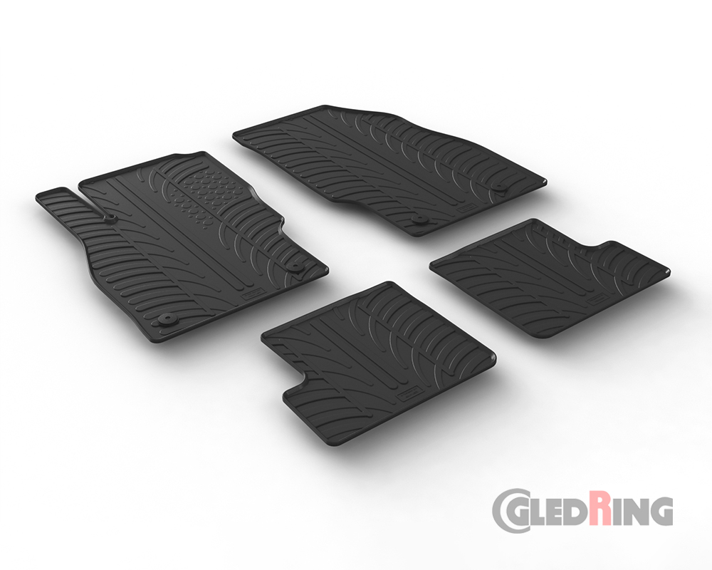Tapetes de borracha para Opel Adam, 2013-, 3 Portas