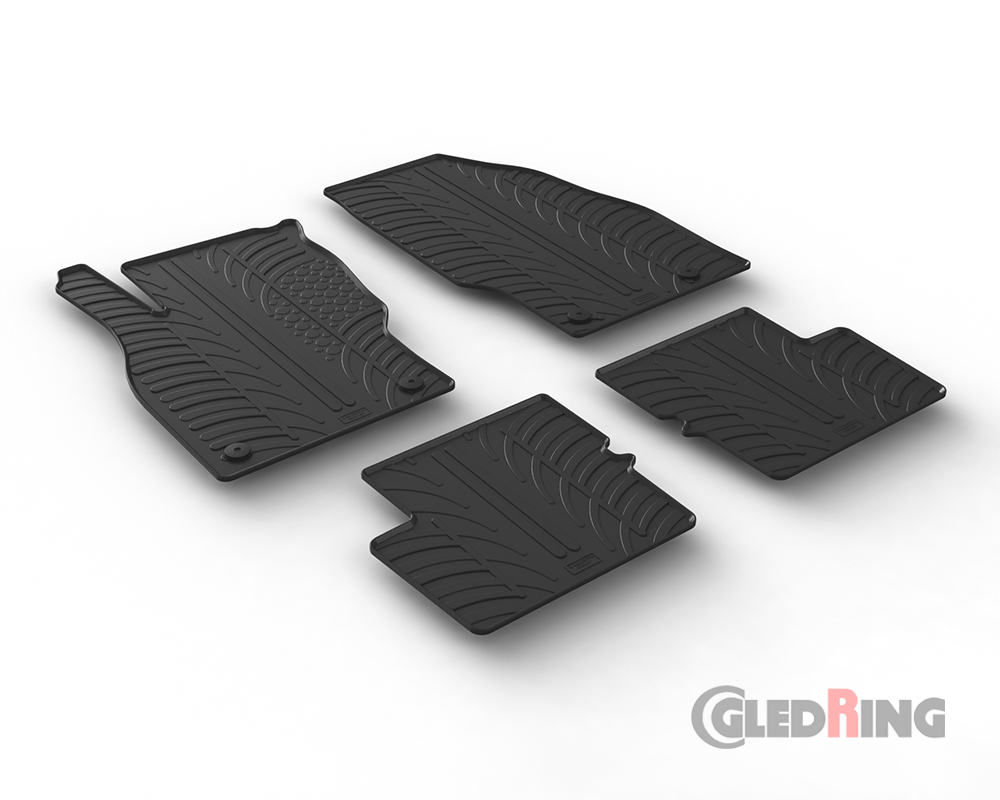 Rubber mats for Opel Corsa E, 2014-2019, 5 Doors