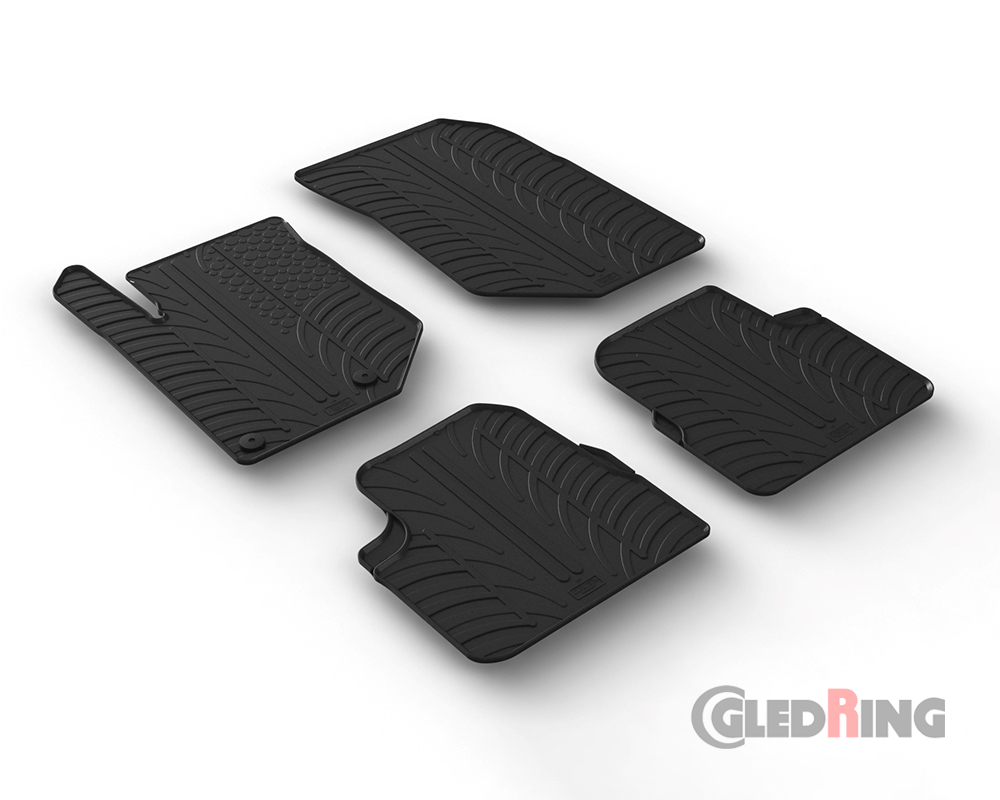 Rubber mats for Opel Corsa F, 2019-, 5 Doors
