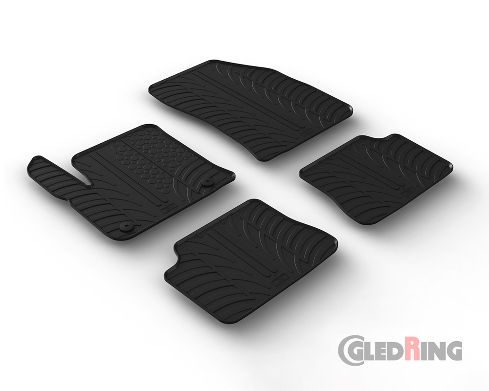 Rubber mats for Peugeot e-208, 2020- (Electric)