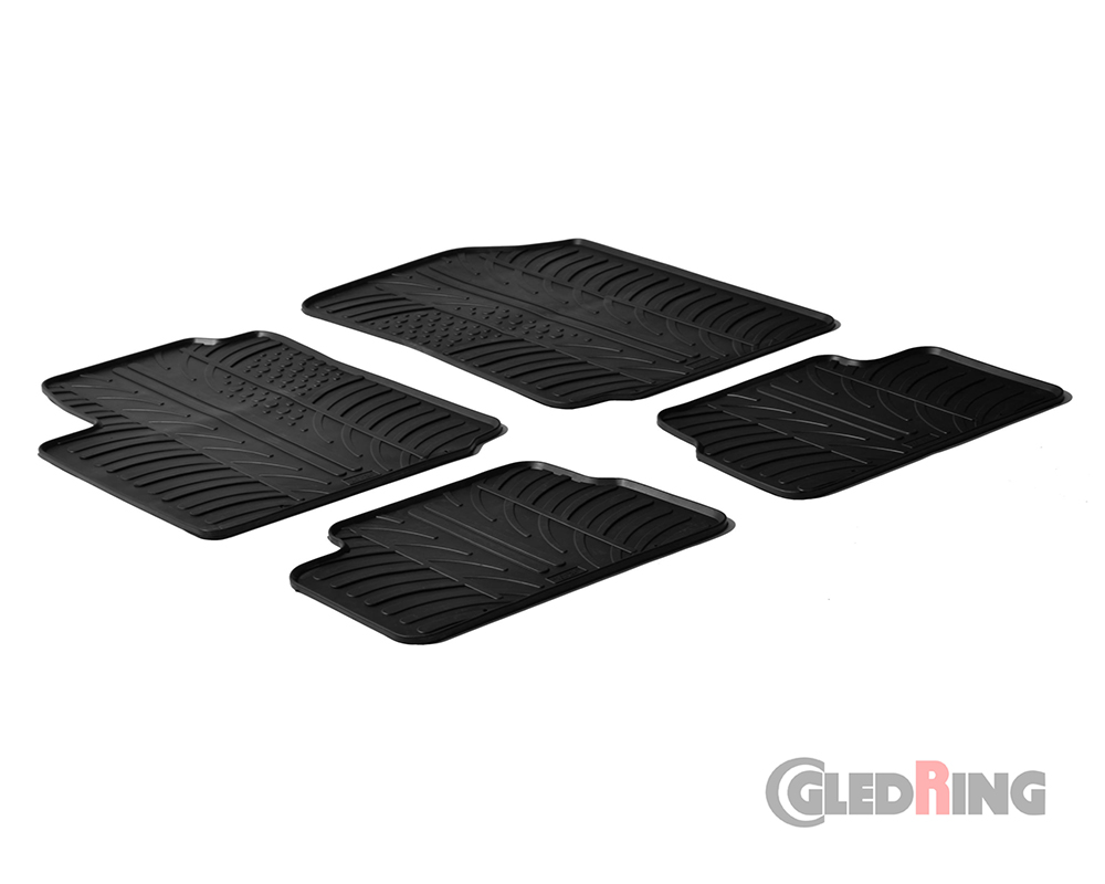 Alfombrillas goma para Citroen C3, 2002-2009