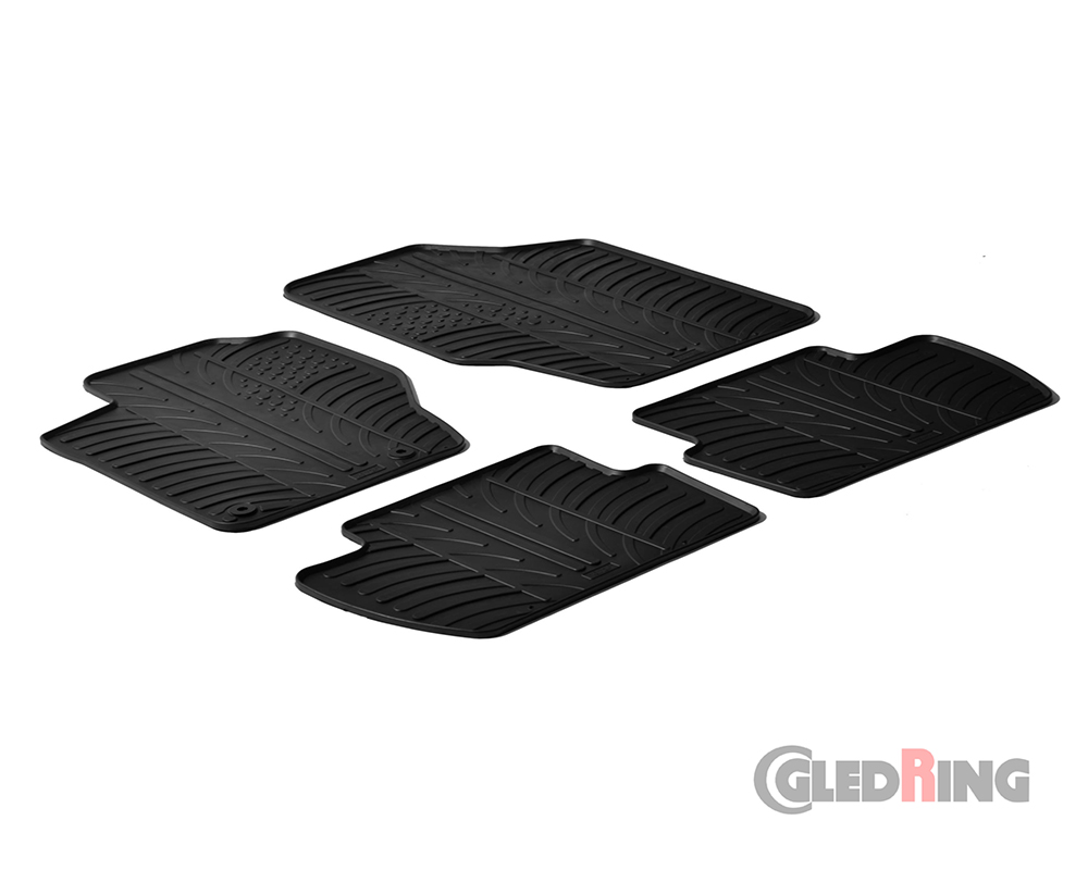 Alfombrillas goma para Citroen C4, 2005-2009