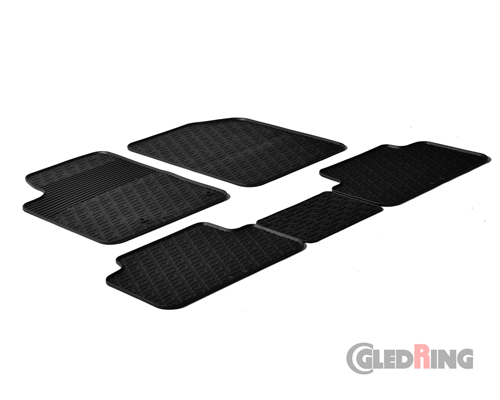 Rubber mats for Peugeot Partner, 2002-2007