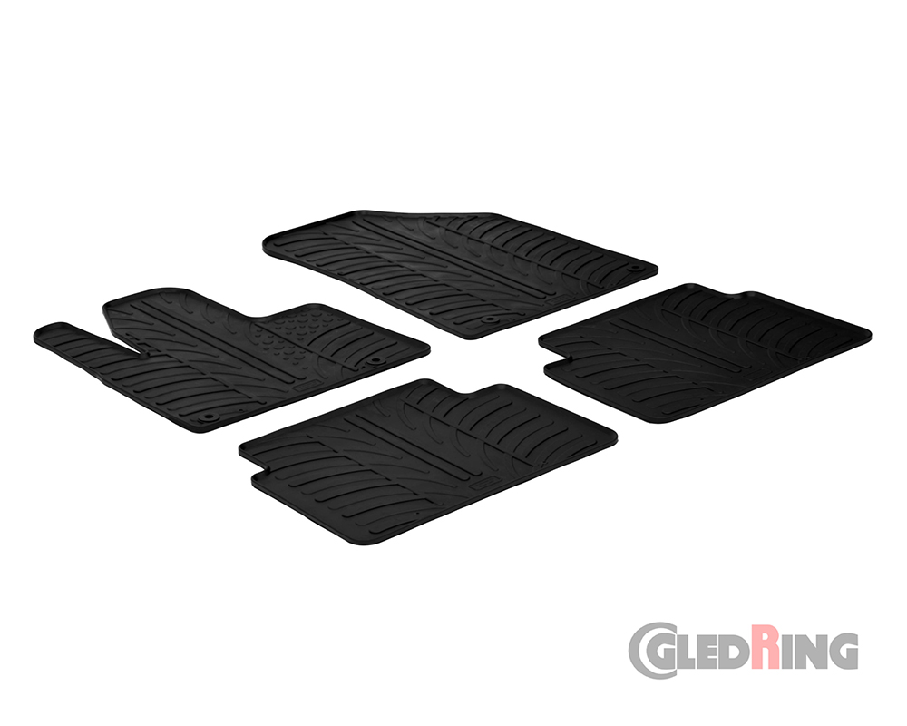 Alfombrillas goma para Citroen C5, 2008-2017