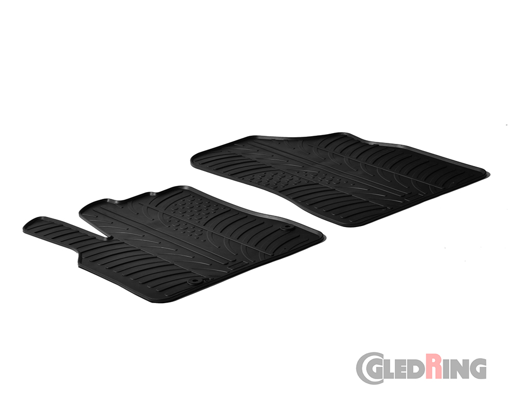 Rubber mats for Peugeot Partner, 2008-2018 (Cargo)
