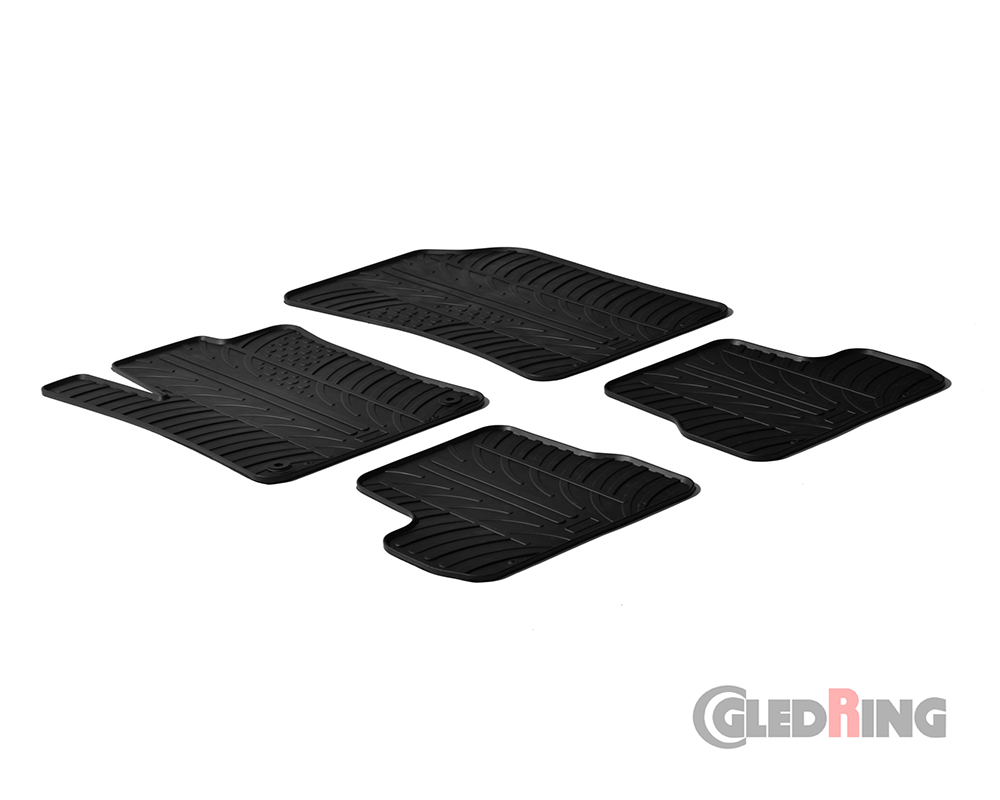 Alfombrillas goma para Citroen DS3, 2010-2016, 5 Puertas