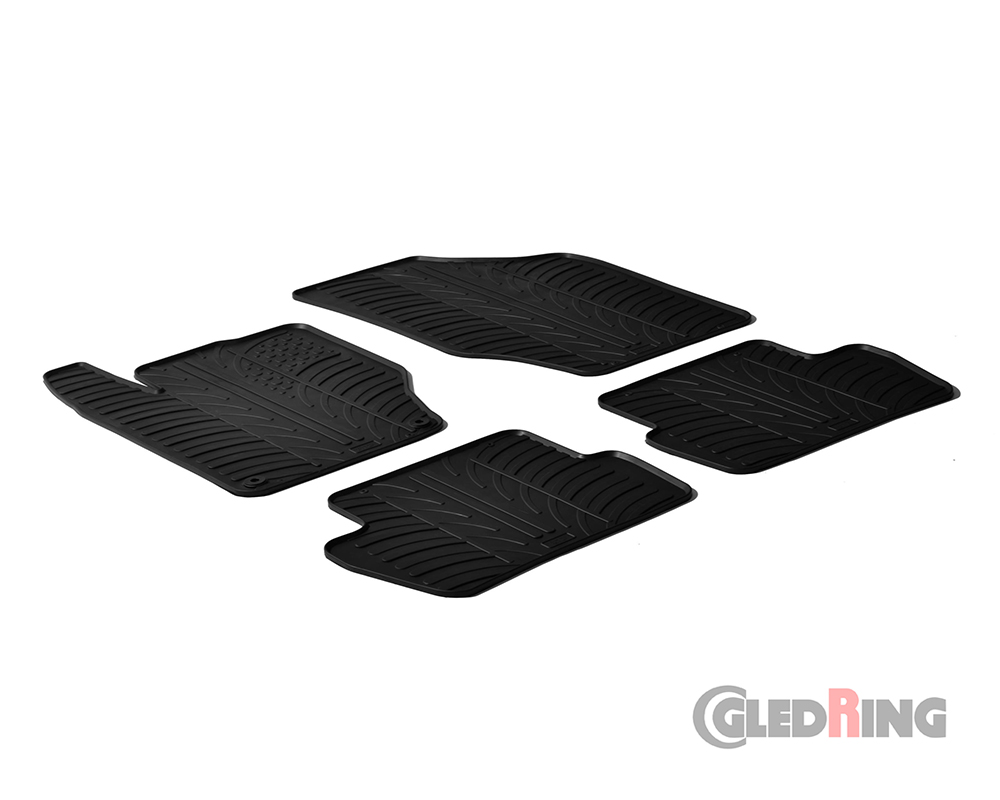 Alfombrillas goma para Citroen C4, 2010-2020, 5 Puertas