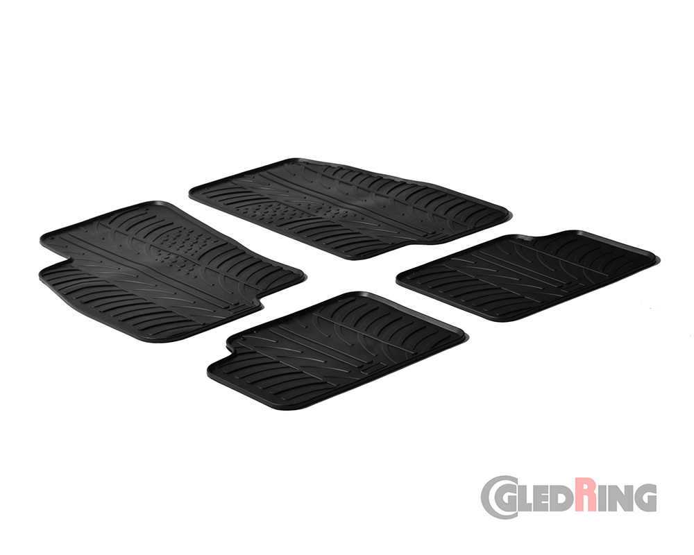 Alfombrillas goma para Fiat Panda, 2003-2011