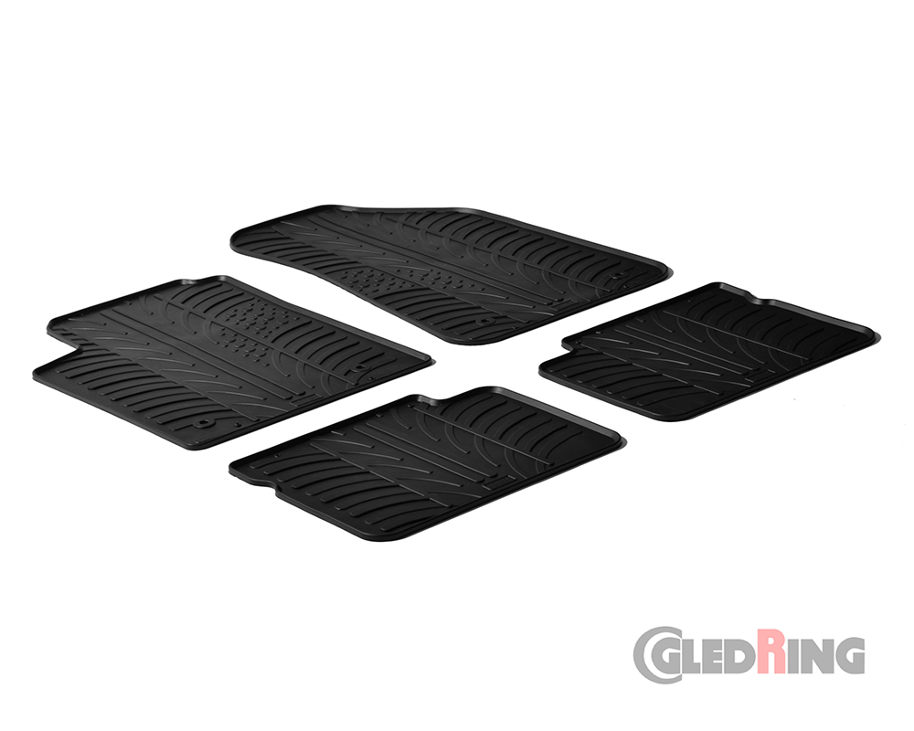 Rubber mats for Lancia Delta, 2009-2014, 5 Doors