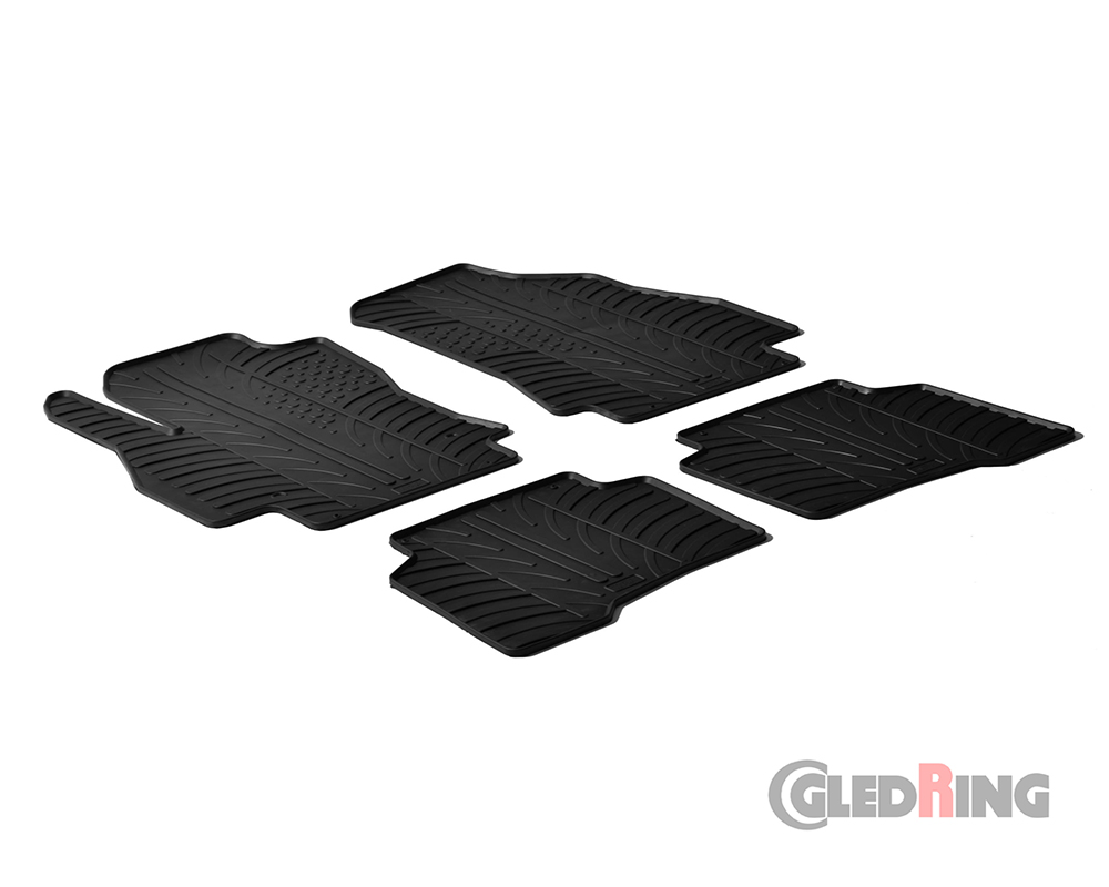 Rubber mats for Peugeot Bipper, 2008-